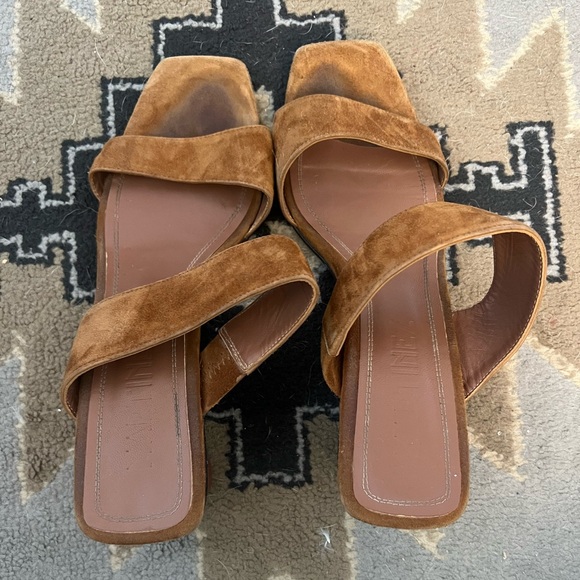 Souliers Martinez suede sandals, size 39 - Picture 1 of 5